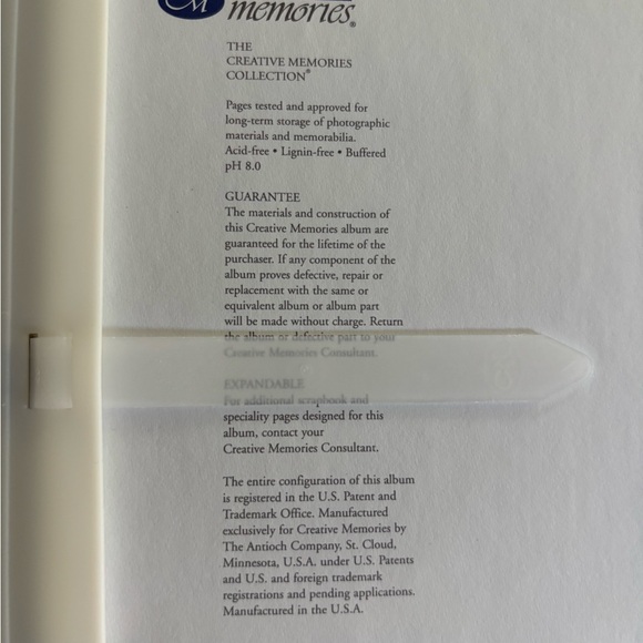 Creative Memories 12X12 Blue Photo Album - Picture 8 of 8